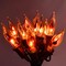 Halloween Flickering Flame String Lights Decorations Indoor Outdoor, 10Ft Twinkle Flame Lights String with 10 Flame Light for Halloween Decorations
